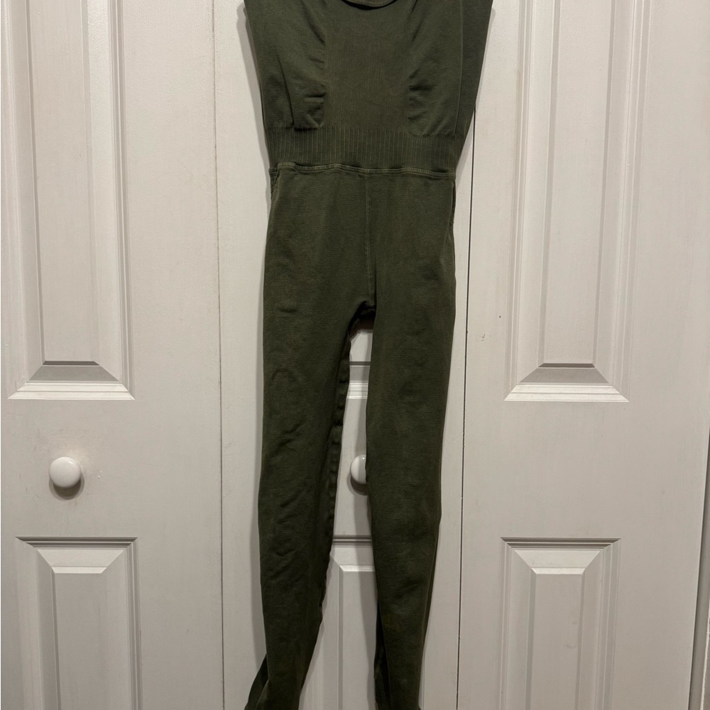 Free Movement Olive Green Women's Jumpsuit
